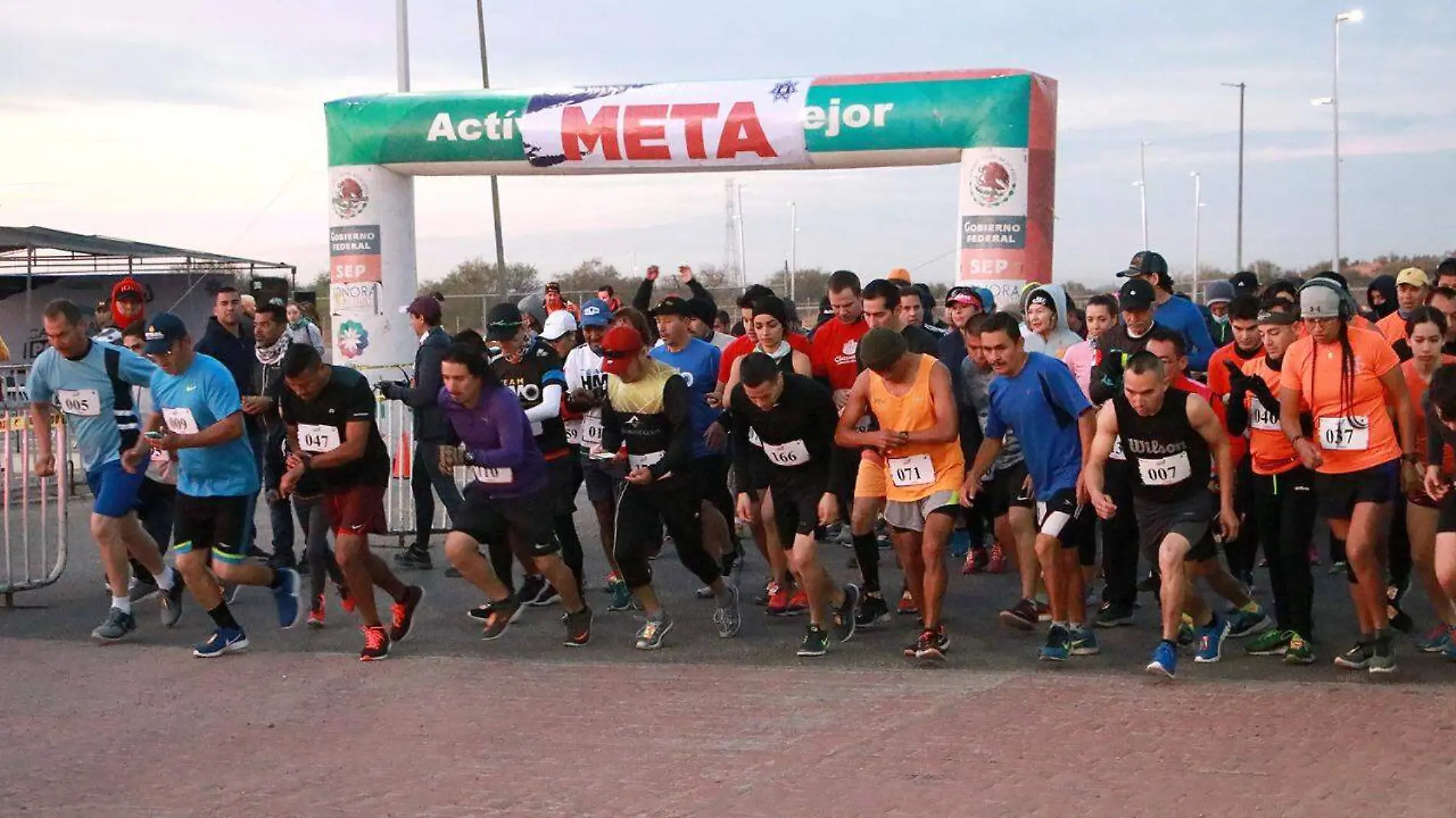 Carrera por el Día del Policía en Hermosillo (1)